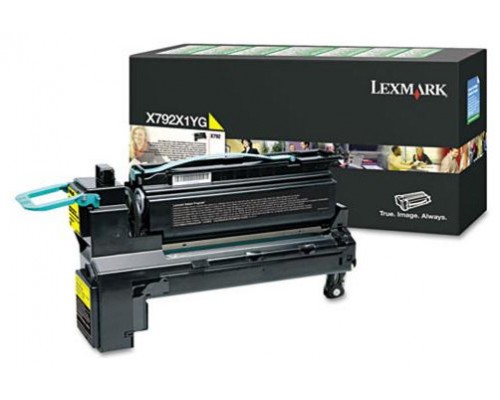 LEXMARK X792 Toner Amarillo Retornable