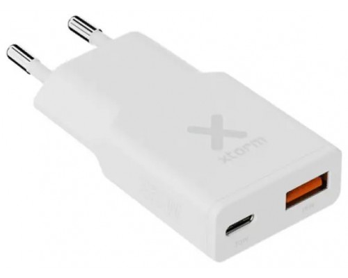 CARGADOR USB DE VIAJE/PARED 33W Go2 SLIMLINE TYPE-C/USB BLANCO XTORM (Espera 4 dias)