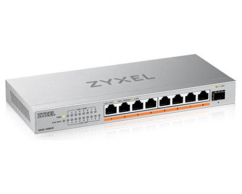 Zyxel XMG-108HP No administrado 2.5G Ethernet (100/1000/2500) Energía sobre Ethernet (PoE) (Espera 4 dias)