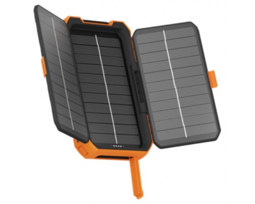 POWER BANK RUGERIZADO DE ENERGIA SOLAR XR-203 10000mAh NEGRO/NARANJA XTORM (Espera 4 dias)