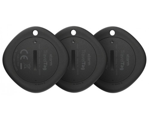 LOCALIZADOR TRAVEL TAG PACK 3 NEGRO XTORM (Espera 4 dias)