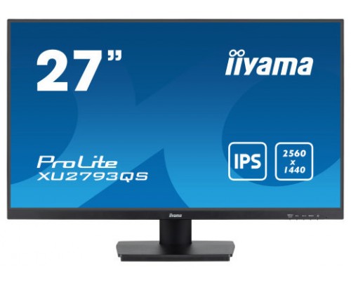 iiyama ProLite XU2793QS-B6 pantalla para PC 68,6 cm (27") 2560 x 1440 Pixeles 2K Ultra HD LED Negro (Espera 4 dias)