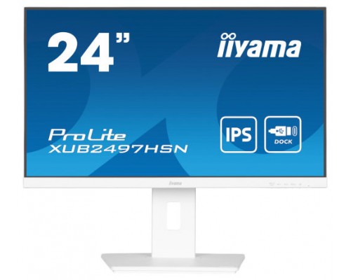 iiyama ProLite XUB2497HSN-W2 pantalla para PC 60,5 cm (23.8") 1920 x 1080 Pixeles Full HD LED Blanco (Espera 4 dias)