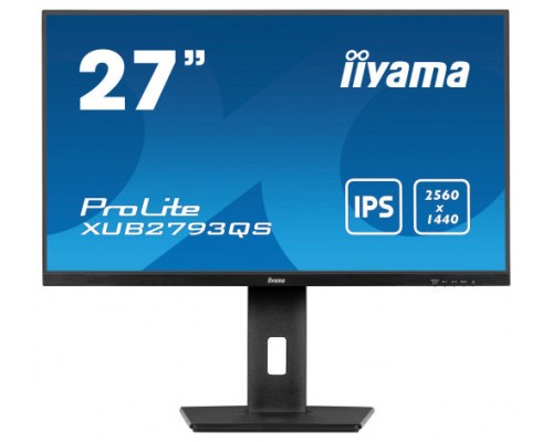 iiyama ProLite XU2793QS-B6 pantalla para PC 68,6 cm (27") 2560 x 1440 Pixeles 2K Ultra HD LED Negro (Espera 4 dias)