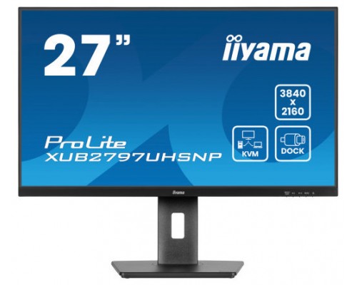 iiyama ProLite XUB2797UHSNP-B1 pantalla para PC 68,6 cm (27") 3840 x 2160 Pixeles 4K Ultra HD LED Negro (Espera 4 dias)