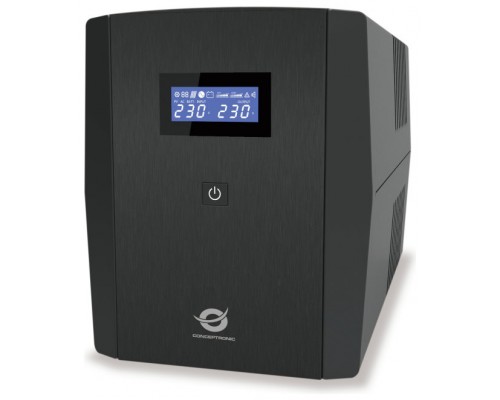 SAI 2200VA CONCEPTRONIC 1320W 6 IEC P LAN