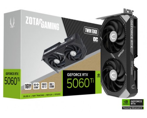 TARJETA GRAFICA ZOTAC RTX 5060 TI 16GB TWIN EDGE OC